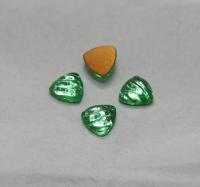 Swarovski 10 mm Vintage Flat Back Triangle Cabochon Cabs in Peridot 2/6/12/36 pieces home decorations / jewelry making