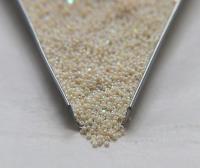 13/0 Charlotte Cut Beads Patina Opaque Ivory Aurore Boreale 5/10/20/50/250/500 Grams native supplies, jewelry making, embroidery materials
