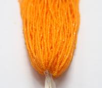13/0 Hanks Charlotte Cut Beads Light Orange Opal 1/5/25/50/100 Hanks 1.6 mm jewellery rare glass beads, jewelry supply, Native supply