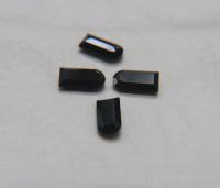 Vintage Swarovski 14x7 mm Jet Fancy stones Premier Crystal Rhinestones 6/12/24/72 Pieces gemstones
