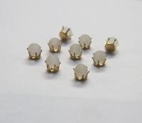 Vintage Swarovski Matt Crystal Ball Clips 6/12/24/100 Pieces jewelry making materials