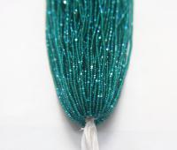 13/0 Hanks Charlotte Cut Beads Patina Transparent Blue Zircon Aurore Boreale 1/5/25/50/100 Hanks 1.6mm glass beads, native supply