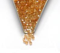 4mm Swarovski Crystal Champagne 2X Shimmer Bicones Beads 36/72/144/432/720 Pieces PREMIUM MATERIALS,embroidery materials, jewelry supplies