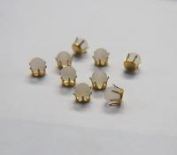 Vintage Swarovski Matt Crystal Ball Clips 6/12/24/100 Pieces jewelry making materials
