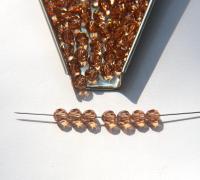 5mm Swarovski Elements Article 5000 Light Smoked Topaz Faceted Round Beads 6/12/36/172/44/288/720 Pieces