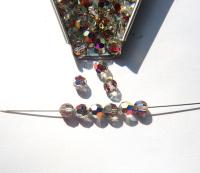 5mm Swarovski Elements Article 5000 Light Vitrail Medium Faceted Round Beads 6/12/36/172/44/288/720 Pieces