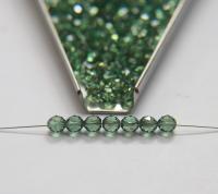 6mm Swarovski Elements Article 5025 Fern Green Satin Faceted Oval Bead 6/12/36/172/44/288/720 Pieces