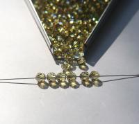 5mm Swarovski Elements Article 5000 Jonquil Satin Faceted Round Beads 6/12/36/172/44/288/720 Pieces