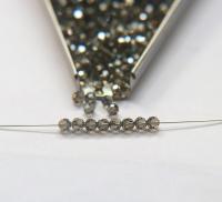 4mm Swarovski 5000 Black Diamond Satin Faceted Round Beads 6/12/36/72/144/288/720/1440 Pieces Jewelry making beads