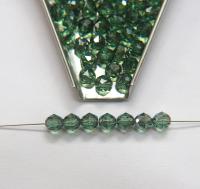 6mm Swarovski Elements Article 5025 Fern Green Satin Faceted Oval Bead 6/12/36/172/44/288/720 Pieces
