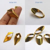Brass Charms, Beading Supplies vintage supply, wire craft supply, jewelry 12/50/150 Pieces