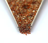 13/0 Charlotte Cut Beads Patina Transparent Light Orange Aurum 5/10/20/50/250/500 Grams PREMIUM MATERIALS