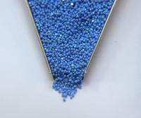 13/0 Charlotte Cut Beads Patina Opaque Light Sapphire Aurore Boreale 5/10/20/50/250/500 Grams craft supplies, jewelry making, native supply