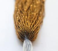 13/0 Hanks Charlotte Cut Beads Dorado Metallic 1/5/25/50/100 Hanks 1.6mm PREMIUM SEED Beads, jewelry supply, vintage beads