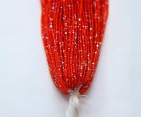 13/0 Hanks Charlotte Cut Beads Patina Transparent Light Orange Aurore Boreale 1/5/25/50/100 Hanks 1.6mm native supply, premium seed beads