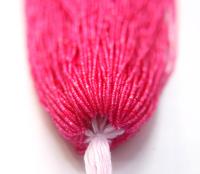 13/0 Hanks Charlotte Cut Beads Indian Pink Transparent (Dyed) 1/5/25/50/100 Hanks jewellery rare heart beads, jewelry supply, native supply,