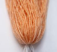 13/0 Hanks Charlotte Cut Beads Light Peach Transparent (Dyed) 1/5/25/50/100 Hanks jewellery rare heart beads, jewelry supply, native supply,