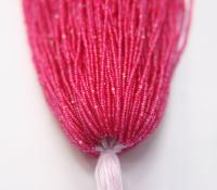 13/0 Hanks Charlotte Cut Beads Indian Pink Transparent (Dyed) 1/5/25/50/100 Hanks jewellery rare heart beads, jewelry supply, native supply,