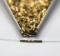 Fine Diamond cut Tubes 2x8x1.3 MM rare findings, brass tubes, jewelry making, craft supplies, decoration, couture