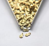 Brass Findings, Raw Brass MINI designer diamond cut Charms in brass 10x5mm, 1.2mm Loop, 20/50/150/300 PIECES vintage findings, jewlery