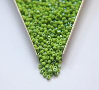 8/0 Charlotte Cut Beads Patina 53310 Avocado Opaque Aurore Boreale 10/20/50/250/500 Grams PREMIUM SEED Beads jewelry supply vintage findings