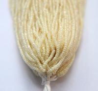 11/0 Hanks Charlotte Cut Beads 47113 Shell Cream 1/5/25/50/100 Hanks 2.0mm Pearl faceted craft supplies, embroidery materials, native supply