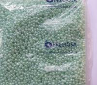 6/0 glass Seed Beads Ceylon Mint Green 10/50/100/250 Grams size 6 Preciosa Rocaille 4mm spacer beads, large, big hole, Jewelry making beads