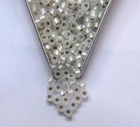 6/0 glass Seed Beads Matt Crystal Silver Lined 10/50/100/250 Grams size 6 Preciosa Rocaille 4mm spacer beads, large, big hole