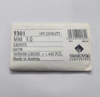 3mm Erinite Satin Swarovski Bicone 5301 Beads 36/72/144/432/720 Pieces Jewelry findings, embroidery materials, jewelry making