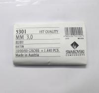 3mm Ruby Satin Swarovski Bicone 5301 Beads 36/72/144/432/720 Pieces Jewelry findings, embroidery materials, jewelry making