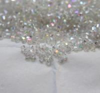 4mm Crystal Transmission Bicone beads Cuts 36/72/144 Pieces SWAROVSKI ELEMENTS rainbow beads, jewelry making