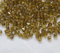 4mm Lime Satin Swarovski Bicone beads 36/72/144/432/720 Pieces craft supplies, love beads, vintage findings