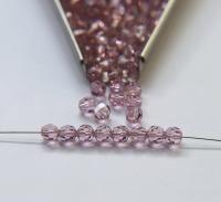5mm Vintage Swarovski Elements Article 5000 Light Amethyst (212) Faceted Round Beads 6/12/36/172/44/288/720 Pieces