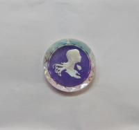 25 MM Swarovski Decorative Crystal Pendant Beads in Crystal AB vintage findings, jewelry making
