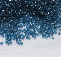 3mm Capri Blue Satin Swarovski Bicone 5301 Beads 36/72/144/432/720 Pieces Jewelry findings, embroidery materials, jewelry making