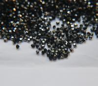 3mm Jet Metallic Silver Swarovski Bicone 5301 Beads 36/72/144/432/720 Pieces Jewelry findings, embroidery materials, jewelry