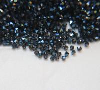 Crystal Metallic Blue 1X (4mm) Swarovski Bicone beads 36/72/144/432/720Pieces craft supplies, love beads, vintage findings