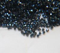 Crystal Metallic Blue 1X (4mm) Swarovski Bicone beads 36/72/144/432/720Pieces craft supplies, love beads, vintage findings