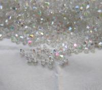 4mm Crystal Transmission Bicone beads Cuts 36/72/144 Pieces SWAROVSKI ELEMENTS rainbow beads, jewelry making
