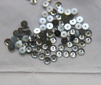 5 MM Swarovski Crystal Metallic Argent Foiled 3128 or 3112 or 3000 Lochrose Sew-on STONES 24/72/144/720 Pieces, embroidery materials