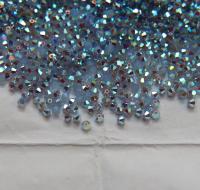 3mm Air Blue Opal Aurore Boreale Swarovski Bicone beads rainbow 36/72/144/432/720 Pieces rainbow beads, jewelry making, couture