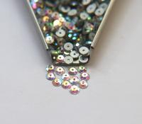 4MM Preciosa Crystal Flat Back Sew-On Stone - Loch Rose 8 Facet CRYSTAL AB Sew-On Style 36/72/144/1440 Pieces, embroidery materials