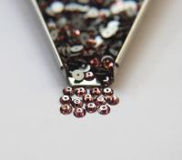 4MM Preciosa Crystal Flat Back Sew-On Stone - Loch Rose 8 Facet Burdundy Sew-On Style 36/72/144/1440 Pieces, embroidery materials