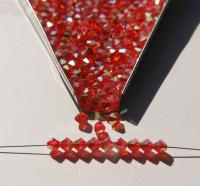 5mm Vinatge Swarovski SUN Aurore Boreale 2X FC Bicones 12/36/72/144/432/720 Pieces rainbow beads, jewelry making, couture embellishments
