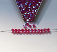 5mm Vinatge Swarovski Hyacinth Aurore Boreale 2X FC Bicones 12/36/72/144/432/720 Pieces rainbow beads, jewelry making, couture embellishment