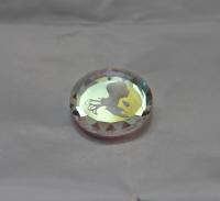 25 MM Swarovski Decorative Crystal Pendant Beads in Crystal AB vintage findings, jewelry making