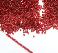 11/0 True cuts Charlotte Beads Red Antique Gold Lined 10/20/50/250/500 Grams PREMIUM SEED BEADS, Native Supply