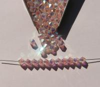 5mm Vinatge Swarovski Rosaline AB 2X FC Bicones 12/36/72/144/432/720 Pieces rainbow beads, jewelry making, couture embellishments