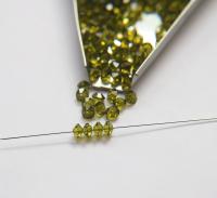 5x3mm Crystal Swarovski 5305 Flat Bicone Beads Green Olivine (228) 36/72/144/432/720 Pieces vintage premium beads, wedding embellishments