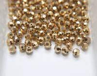 6mm Swarovski Elements Article 5000 Crystal Aurum 2X Faceted Round Beads 6/12/36/172/44/288/720 Pieces